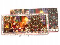 Półmisek Talerz Patera Paterka Świąteczny Mikołaj Boże Narodzenie Dekoracja