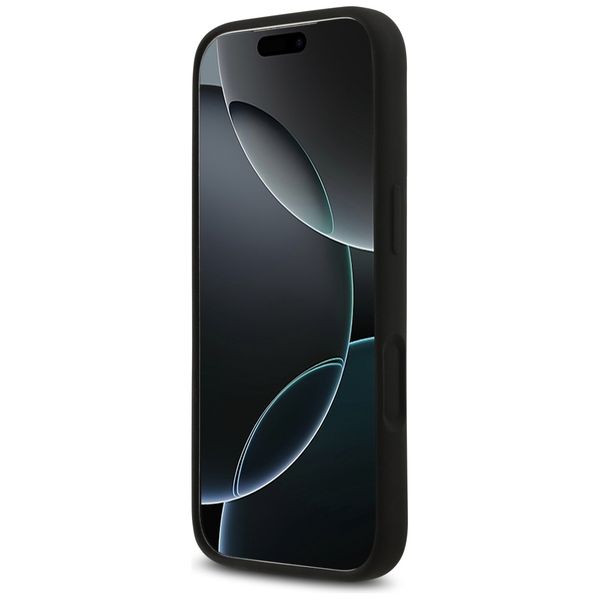 etui guess silicone big 4g script do     iphone 17 pro czarny zdjęcie 5