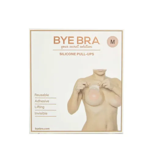 bye bra silicone pull-ups nude m - silikonowe osłonki modelujące 10 cm na Arena.pl