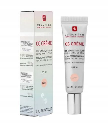 Erborian CC Creme Clair SPF 30 nowa wersja 15 ml na Arena.pl