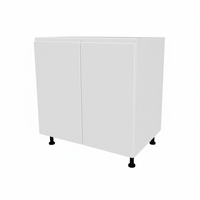 Szafka dolna 80 cm z drzwiami, podchwyt biały połysk, mat, kolory SIMPLE