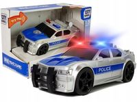 Auto Policyjne Policja POLICE Radiowóz policyjny Napęd Koguty LED Dźwięk