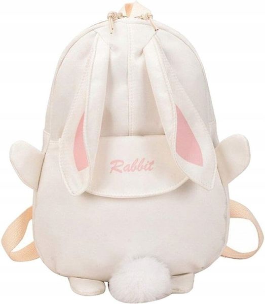 PLECAK DLA DZIECI KRÓLIK Z USZAMI - Biały (kremowy) zdjęcie 1