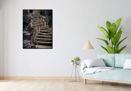 Plakat 75x100cm Schody do Nieznanego na Arena.pl