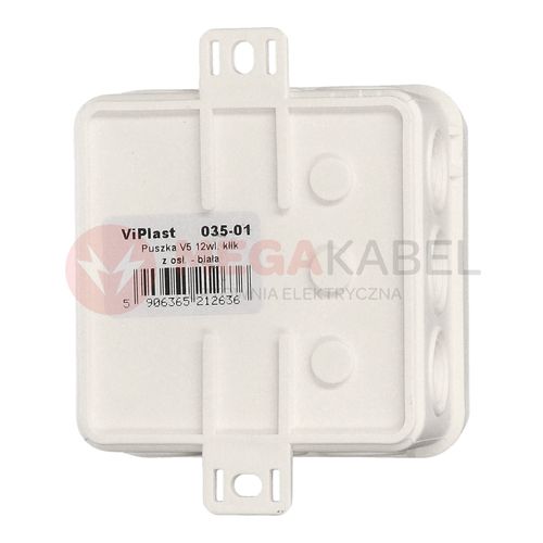 Puszka biała n/t 75x75x41 IP54 035-01 ViPlast na Arena.pl