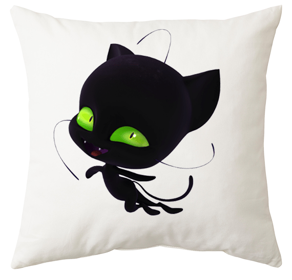 Poduszka Biedronka i Czarny Kot zdjęcie 1