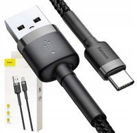 Kabel USB-C Baseus Cafule 3m Wytrzymały DO Ładowania i Danych