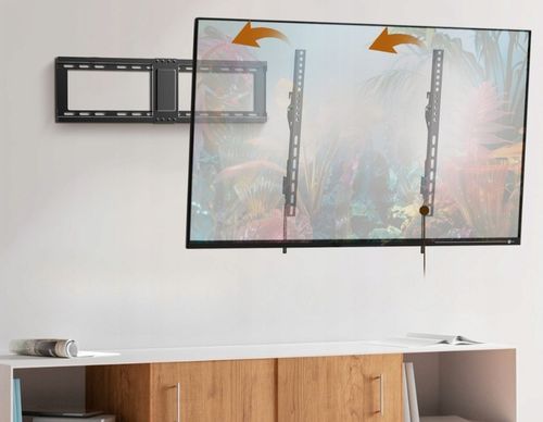 UCHWYT DO TELEWIZORA SLIM UNIWERSALNY 32-85 CALI SOLIDNY REGULOWANY na Arena.pl