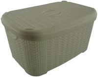 KOSZYK KOSZ PLASTIKOWY Z POKRYWKĄ 6 LITRÓW 30x20x15 cm