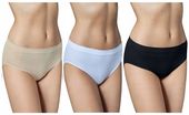 3x GATTA BIKINI QUEENIE BIAŁE CZARNE NATURAL XL