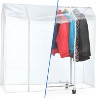 Tatkraft Anwalt przezroczysty pokrowiec na wieszak na ubrania, 130x160x60