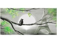 OBRAZ PTAKI ROMANTYCZNYM PARYŻU