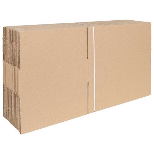 Pudełko składane 50 pcs Brązowy 40 x 30 x 10 cm Tektura na Arena.pl