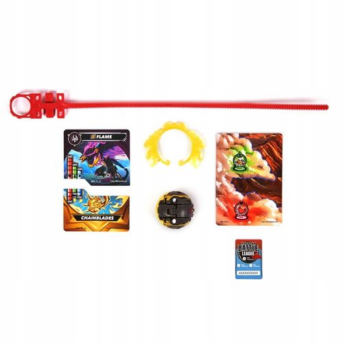 BAKUGAN ZESTAW SPECIAL ATTACK FLAME WIRUJĄCA KOLOROWA FIGURKA AKCJI +KARTY na Arena.pl