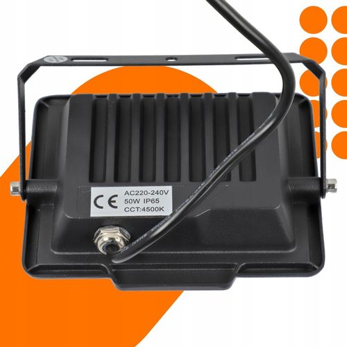 Halogen Naświetlacz LED 50W 4500K Reflektor Zewnętrzny Ogrodowy na Arena.pl