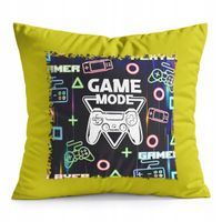 PODUSZKA ŻÓŁTA PREZENT - GAMER GAMEPAD GAMBLING GRY