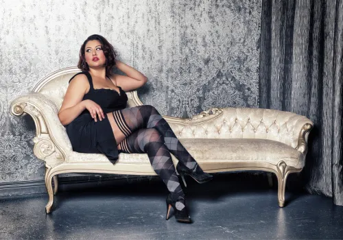 kix'ies kimmie c pończochy do uda argyle z antypoślizgowym systemem na Arena.pl