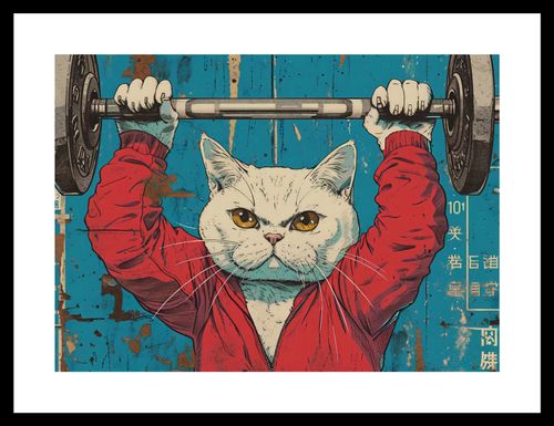 Plakat 35x25cm Mistrz Ciężarów na Arena.pl