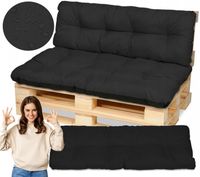 Poduszki na meble z palet ławkę 120x80+120x38 czar
