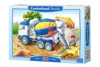 puzzle 60 el. betoniarka plac budowy castorland b-06618