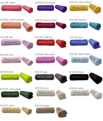 Ręczniki frotte z nadrukiem LOGO Haft wzór 1 szt 100x50 cm na Arena.pl