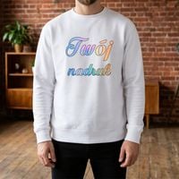 Bluza crewneck biała z Twoim nadrukiem XS