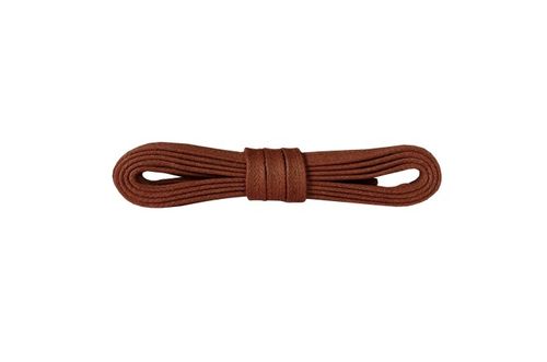 Sznurówki Płaskie Woskowane 75cm - c.brąz na Arena.pl