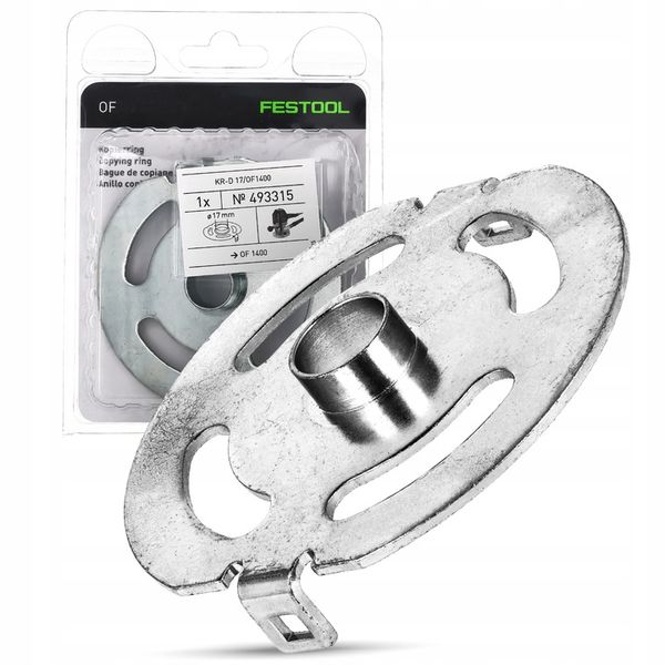 Pierścień Kopiujący 17mm Do Frezarki Górnowrzecionowej Festool KR-D 17,0/OF zdjęcie 8