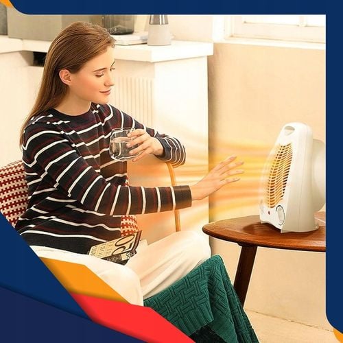 TERMOWENTYLATOR GRZEJNIK ELEKTRYCZNY FARELKA OGRZEWACZ Z TERMOSTATEM na Arena.pl