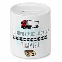 Dla Tirowca Kierowcy Skarbonka Tiramisu Z Nadrukiem Ze Zdjęciem