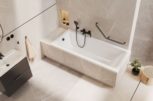 Savia wanna prostokątna 170x70 cm, biały połysk na Arena.pl