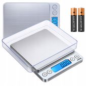 PRECYZYJNA WAGA JUBILERSKA 500g 0,01g ELEKTRONICZNA DOMOWA LCD