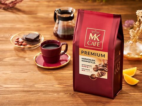 Kawa ziarnista mieszana MK Cafe Premium 1000 g Kawa Mk Café Czerwona 1 Kg na Arena.pl