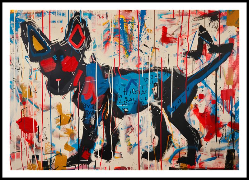 Plakat 100x70cm Miejski Pies zdjęcie 3