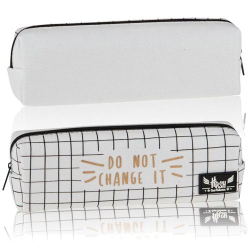 HASH Piórnik Szkolny Saszetka Basic Pattern Kratka na Arena.pl