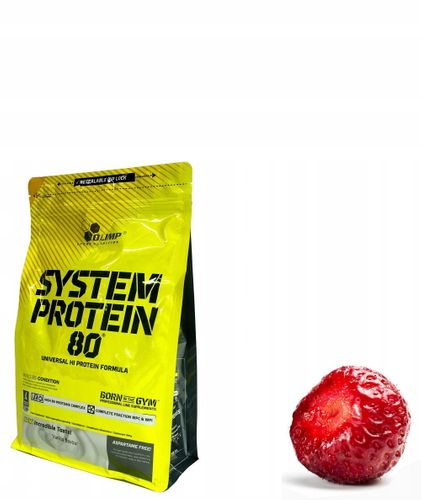 OLIMP System Protein 80 700g BIAŁKO TRUSKAWKA na Arena.pl