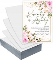 Ulotki A6 5000 szt firmowe reklamowe KWIATY BUKIETY WIEŃCE + PROJEKT GRATIS