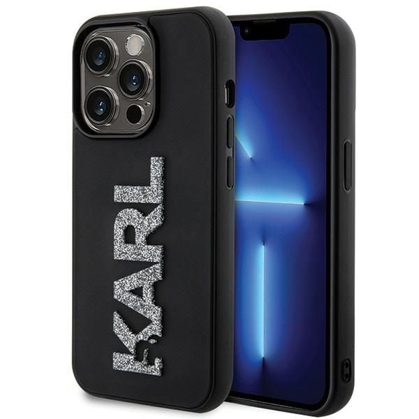 Etui Karl Lagerfeld do iPhone 15 Pro, Czarny zdjęcie 1