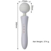 stymulator-massager ultra powerful -big usb white 20 function