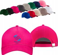 Czapka 5 panelowa bawełna TWÓJ HAFT LOGO NAPIS firmowa reklamow 5 szt