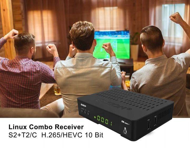 Edision Os NINO+ Full Hd Linux E2 odbiornik Combo zdjęcie 9