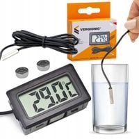 TERMOMETR ELEKTRONICZY CYFROWY UNIWERSALNY Z SONDĄ POMIAROWĄ