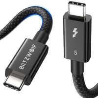 kabel usb-c do usb-c blitzwolf bw-hdc8 240w, 0,.5m (czarny)