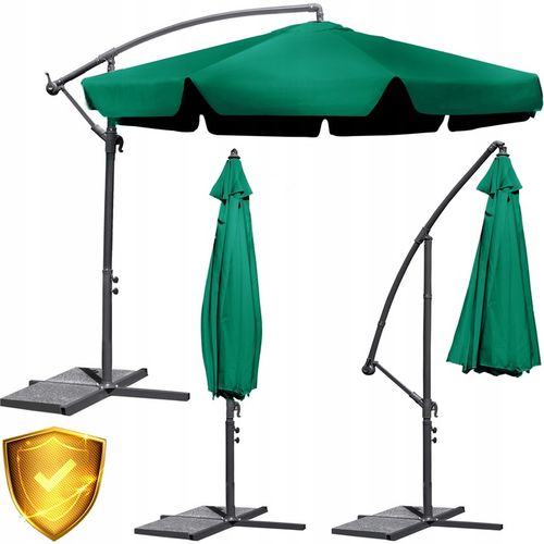 Parasol Ogrodowy Duży Składany 8 segmentów Ø 350cm na Arena.pl