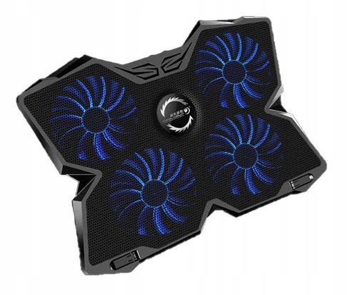 PODSTAWKA CHŁODZĄCA POD LAPTOPA PODKŁADKA USB LED DO NOTEBOOKA na Arena.pl