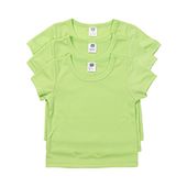 Koszulka dziecięca z krótkim rękawem do sublimacji - zielona L