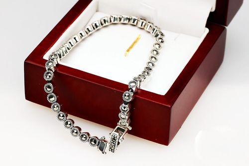 Srebrna bransoleta BDM3236 - Markazyty na Arena.pl