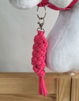 uwiąz dla hobby horse ze sznurka - ciemny róż