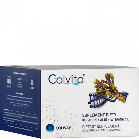 Colvita 120 kapsułek Kolagen + Alg + Witamina E zdjęcie 1