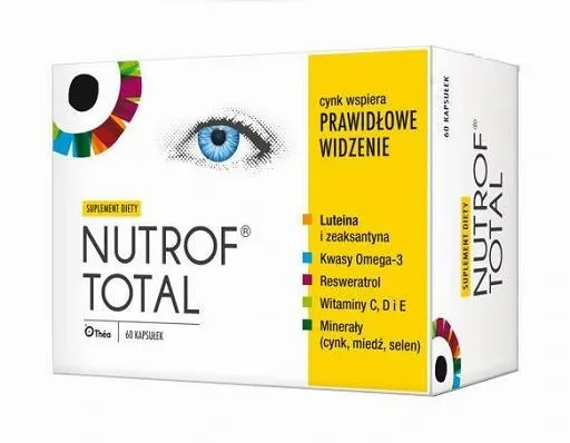 Nutrof Total luteina 60 kapsułek 30.11.2024r. zdjęcie 1